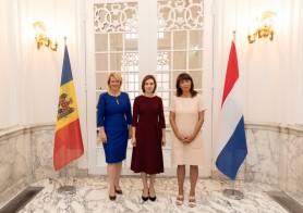 La Haga, Maia Sandu a discutat despre aderarea la UE, justiție și securitate